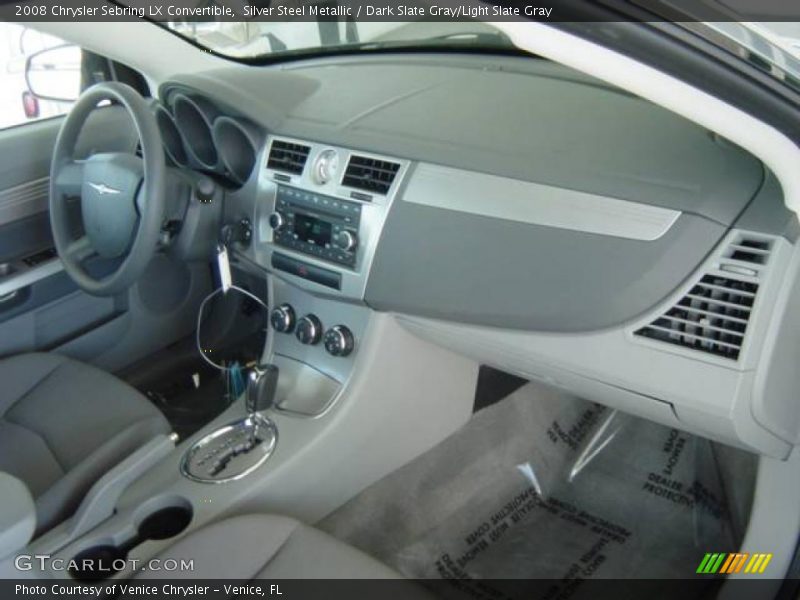 Silver Steel Metallic / Dark Slate Gray/Light Slate Gray 2008 Chrysler Sebring LX Convertible