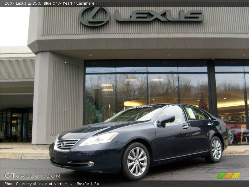 Blue Onyx Pearl / Cashmere 2007 Lexus ES 350