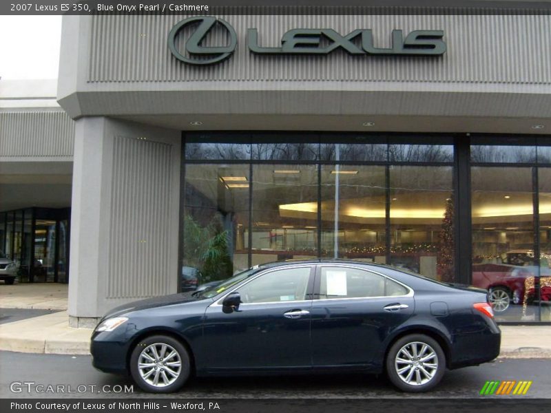 Blue Onyx Pearl / Cashmere 2007 Lexus ES 350