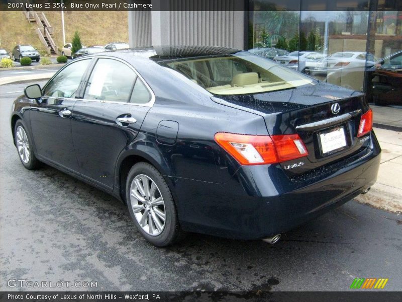 Blue Onyx Pearl / Cashmere 2007 Lexus ES 350