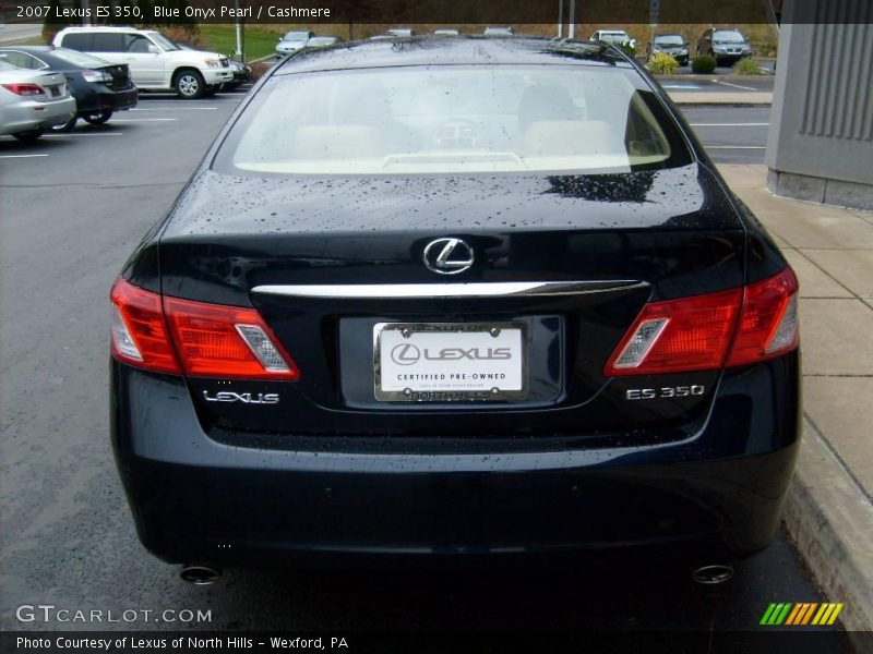 Blue Onyx Pearl / Cashmere 2007 Lexus ES 350