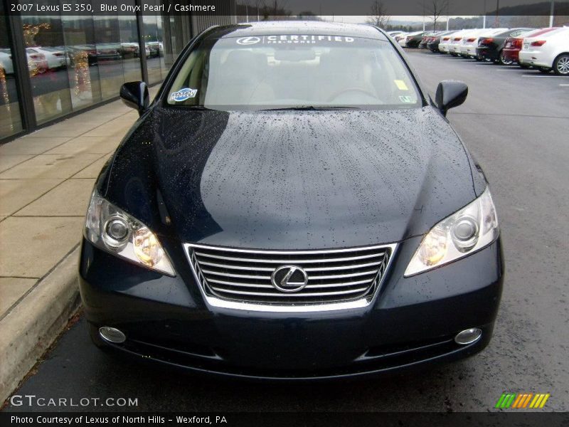 Blue Onyx Pearl / Cashmere 2007 Lexus ES 350