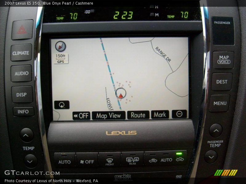 Blue Onyx Pearl / Cashmere 2007 Lexus ES 350