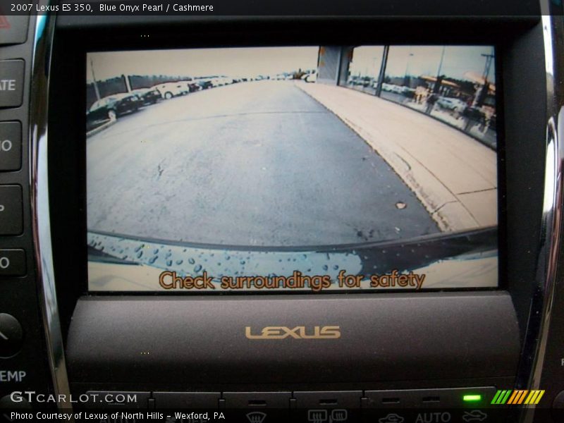 Blue Onyx Pearl / Cashmere 2007 Lexus ES 350