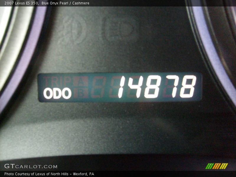 Blue Onyx Pearl / Cashmere 2007 Lexus ES 350