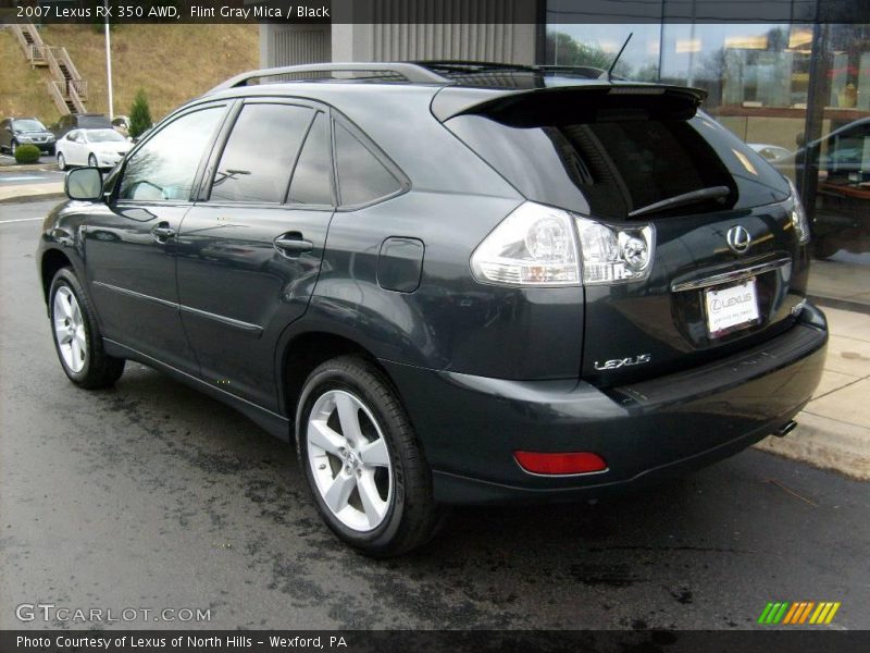 Flint Gray Mica / Black 2007 Lexus RX 350 AWD