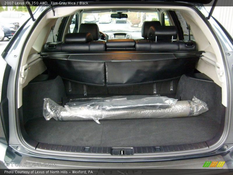 Flint Gray Mica / Black 2007 Lexus RX 350 AWD