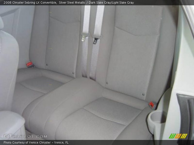 Silver Steel Metallic / Dark Slate Gray/Light Slate Gray 2008 Chrysler Sebring LX Convertible