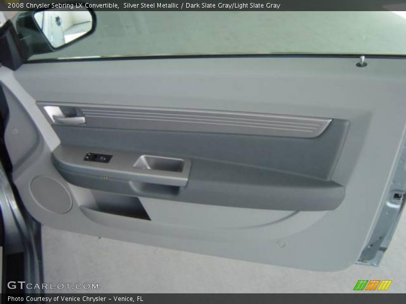 Silver Steel Metallic / Dark Slate Gray/Light Slate Gray 2008 Chrysler Sebring LX Convertible