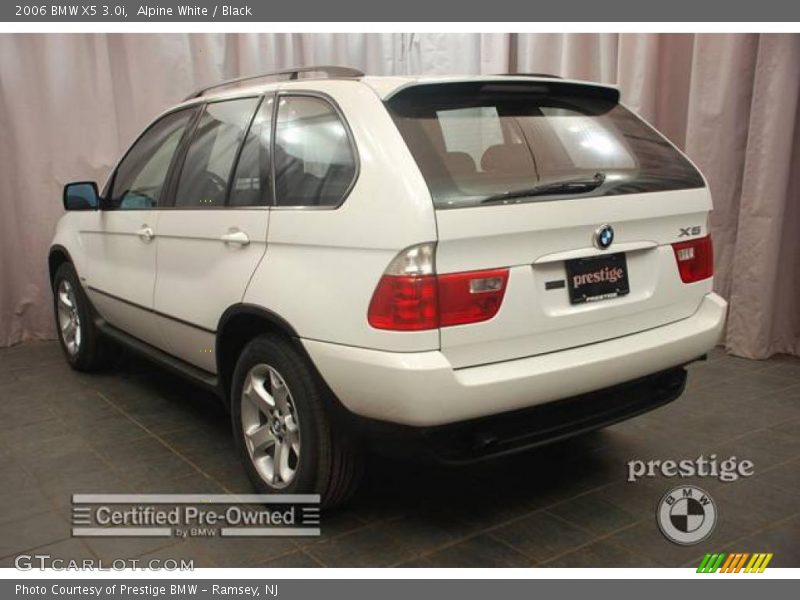 Alpine White / Black 2006 BMW X5 3.0i