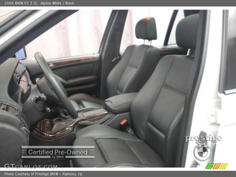 Alpine White / Black 2006 BMW X5 3.0i