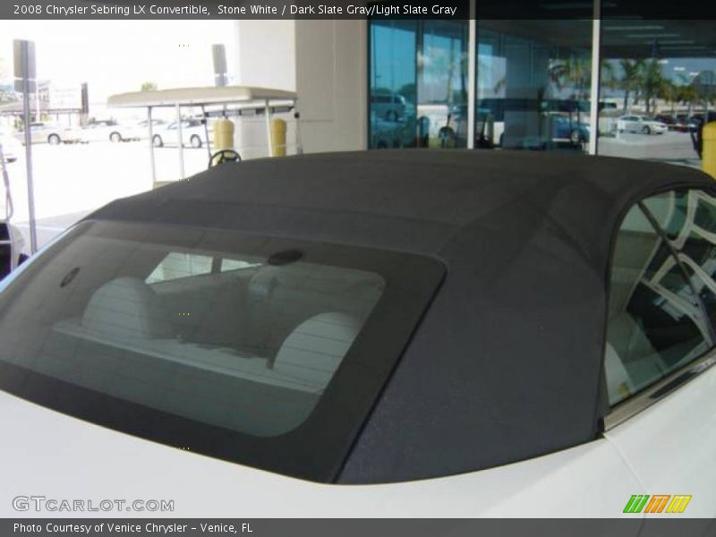 Stone White / Dark Slate Gray/Light Slate Gray 2008 Chrysler Sebring LX Convertible