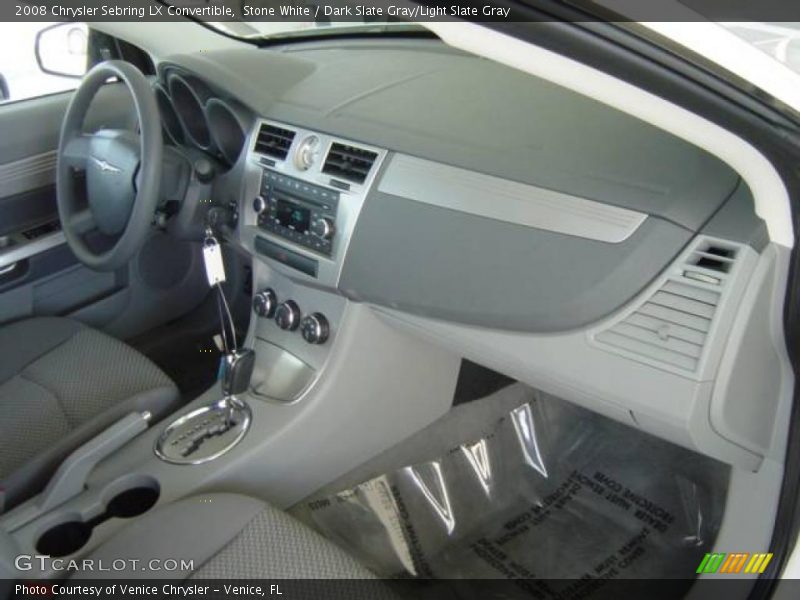 Stone White / Dark Slate Gray/Light Slate Gray 2008 Chrysler Sebring LX Convertible