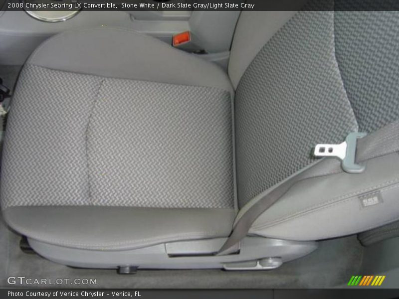 Stone White / Dark Slate Gray/Light Slate Gray 2008 Chrysler Sebring LX Convertible