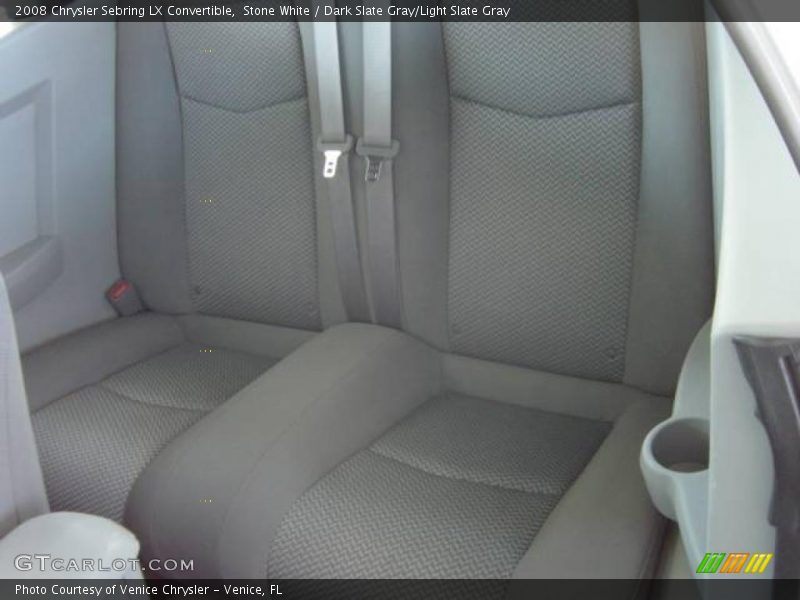 Stone White / Dark Slate Gray/Light Slate Gray 2008 Chrysler Sebring LX Convertible
