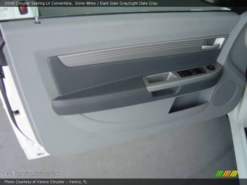 Stone White / Dark Slate Gray/Light Slate Gray 2008 Chrysler Sebring LX Convertible