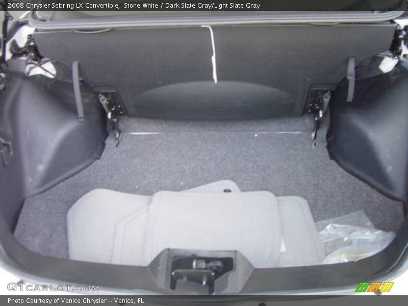 Stone White / Dark Slate Gray/Light Slate Gray 2008 Chrysler Sebring LX Convertible