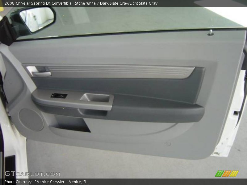 Stone White / Dark Slate Gray/Light Slate Gray 2008 Chrysler Sebring LX Convertible