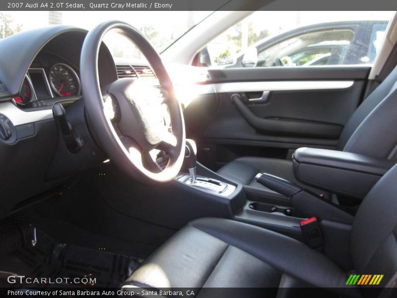 Quartz Gray Metallic / Ebony 2007 Audi A4 2.0T Sedan