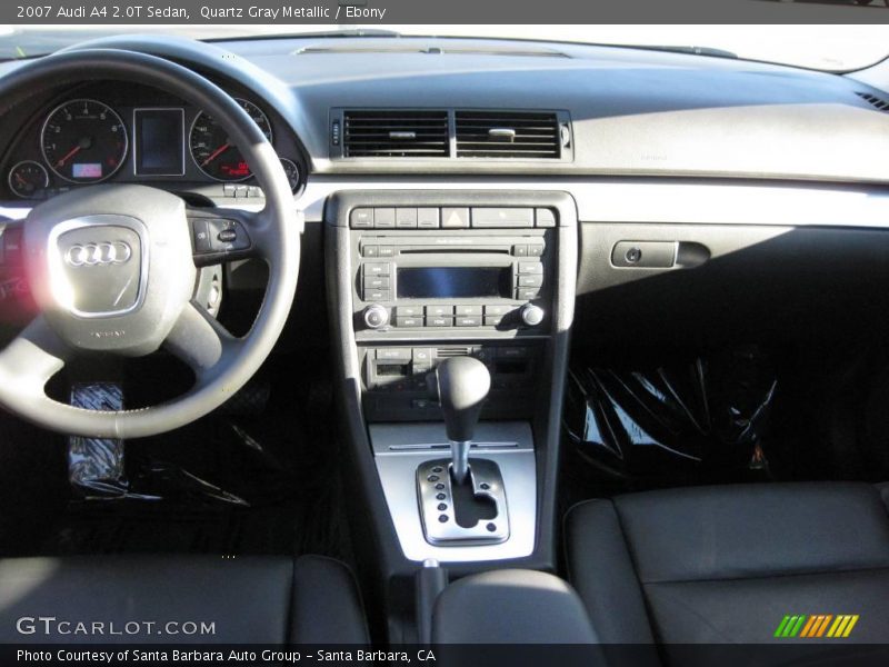 Quartz Gray Metallic / Ebony 2007 Audi A4 2.0T Sedan
