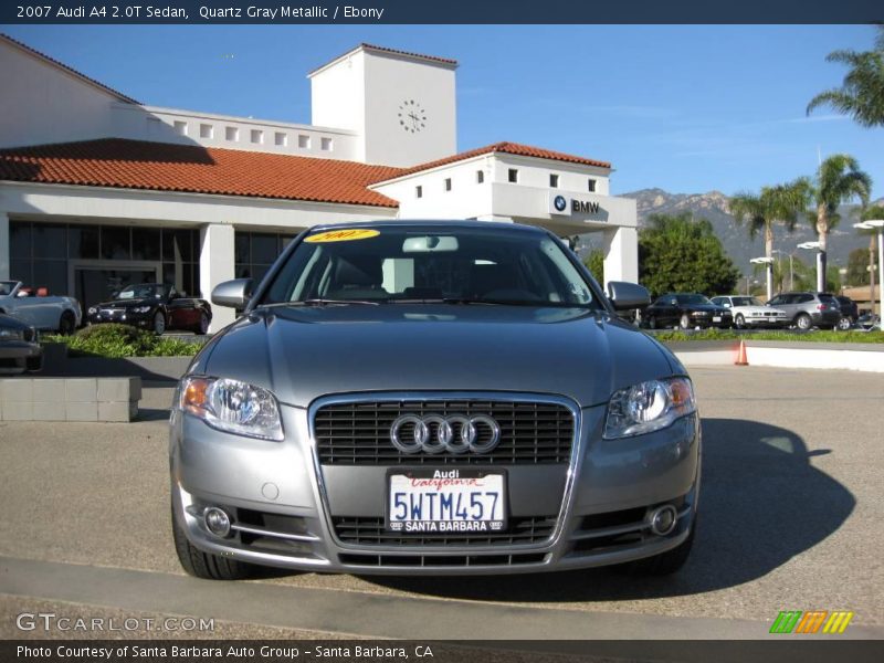 Quartz Gray Metallic / Ebony 2007 Audi A4 2.0T Sedan