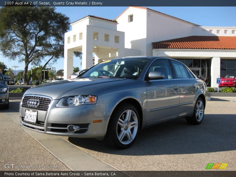 Quartz Gray Metallic / Ebony 2007 Audi A4 2.0T Sedan
