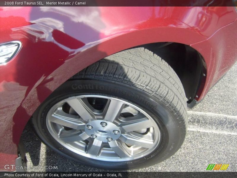 Merlot Metallic / Camel 2008 Ford Taurus SEL