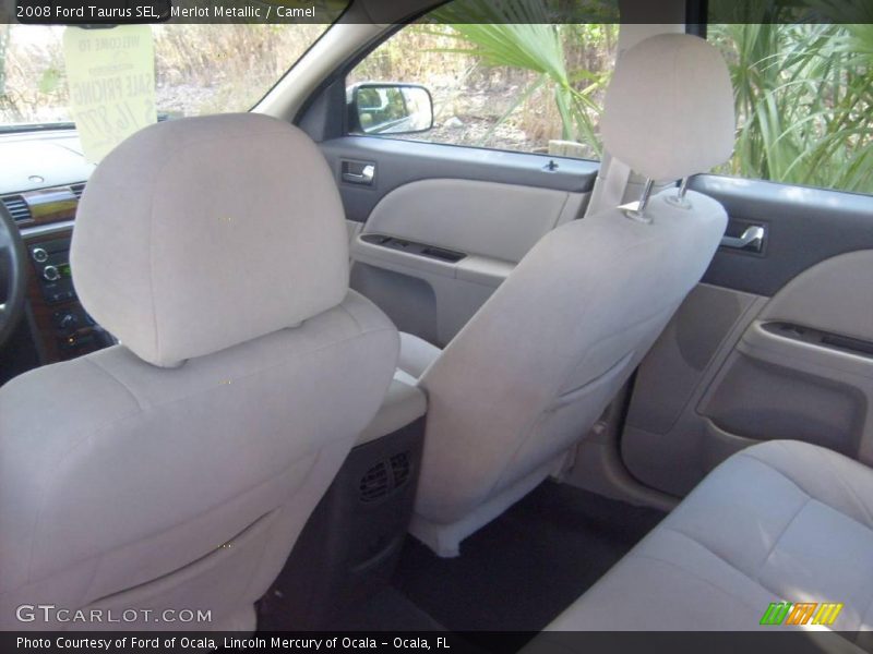Merlot Metallic / Camel 2008 Ford Taurus SEL