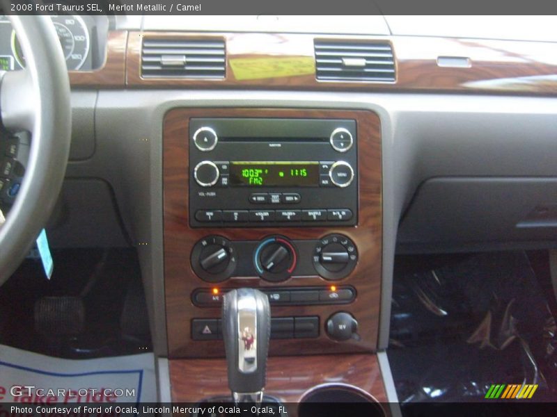 Merlot Metallic / Camel 2008 Ford Taurus SEL