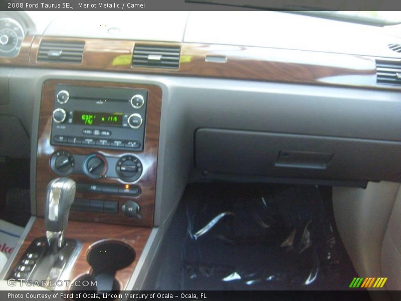 Merlot Metallic / Camel 2008 Ford Taurus SEL