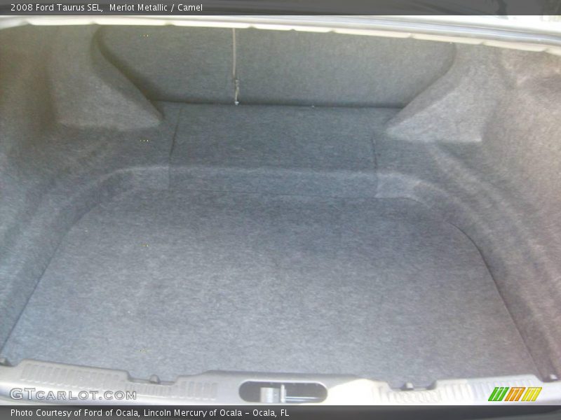 Merlot Metallic / Camel 2008 Ford Taurus SEL