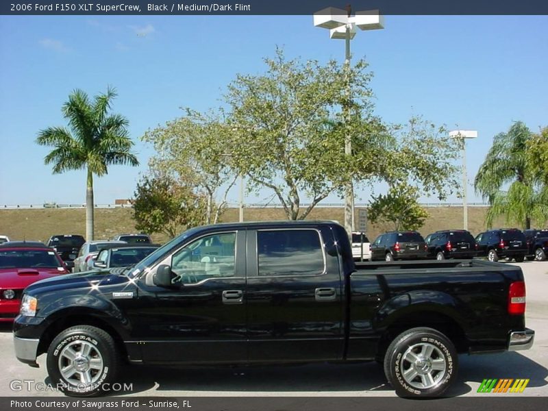 Black / Medium/Dark Flint 2006 Ford F150 XLT SuperCrew