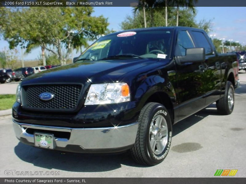 Black / Medium/Dark Flint 2006 Ford F150 XLT SuperCrew