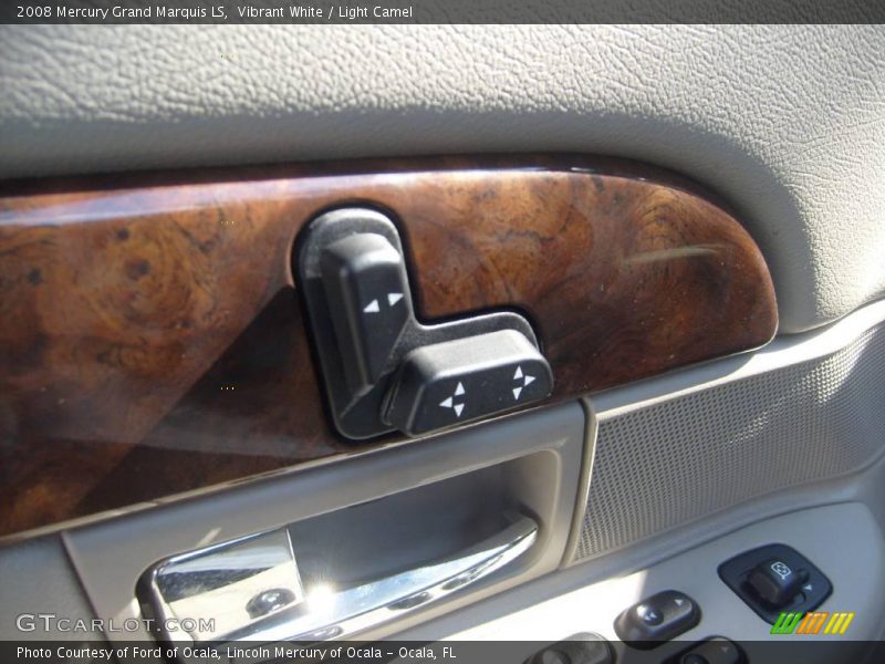 Vibrant White / Light Camel 2008 Mercury Grand Marquis LS
