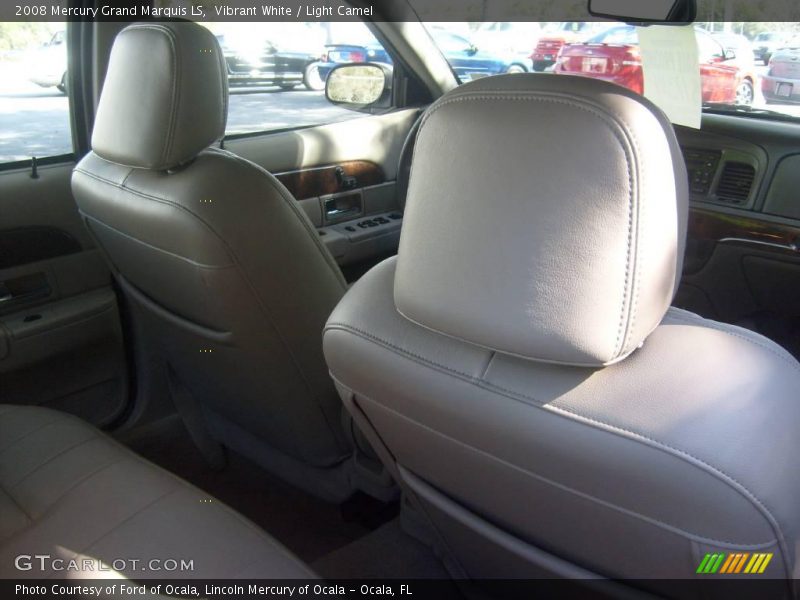 Vibrant White / Light Camel 2008 Mercury Grand Marquis LS