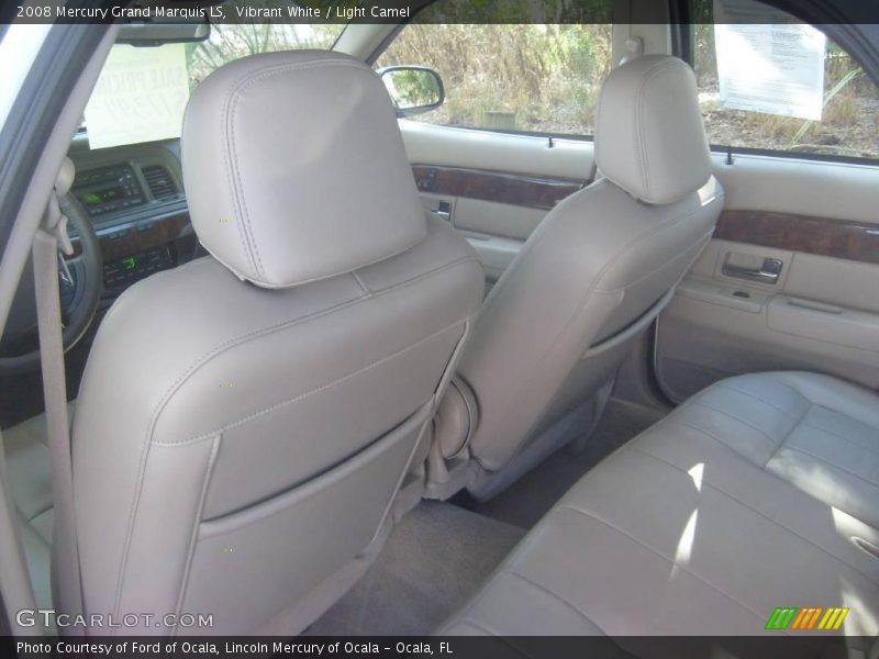 Vibrant White / Light Camel 2008 Mercury Grand Marquis LS