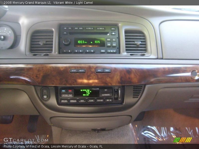 Vibrant White / Light Camel 2008 Mercury Grand Marquis LS