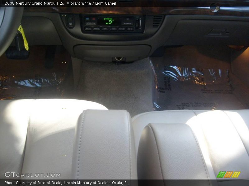 Vibrant White / Light Camel 2008 Mercury Grand Marquis LS