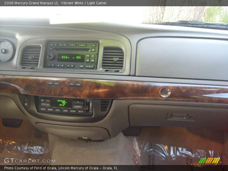 Vibrant White / Light Camel 2008 Mercury Grand Marquis LS