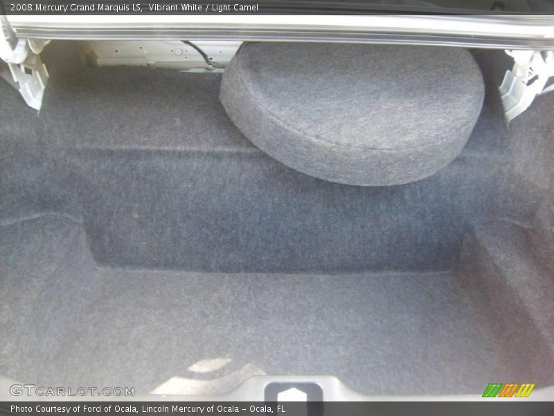 Vibrant White / Light Camel 2008 Mercury Grand Marquis LS
