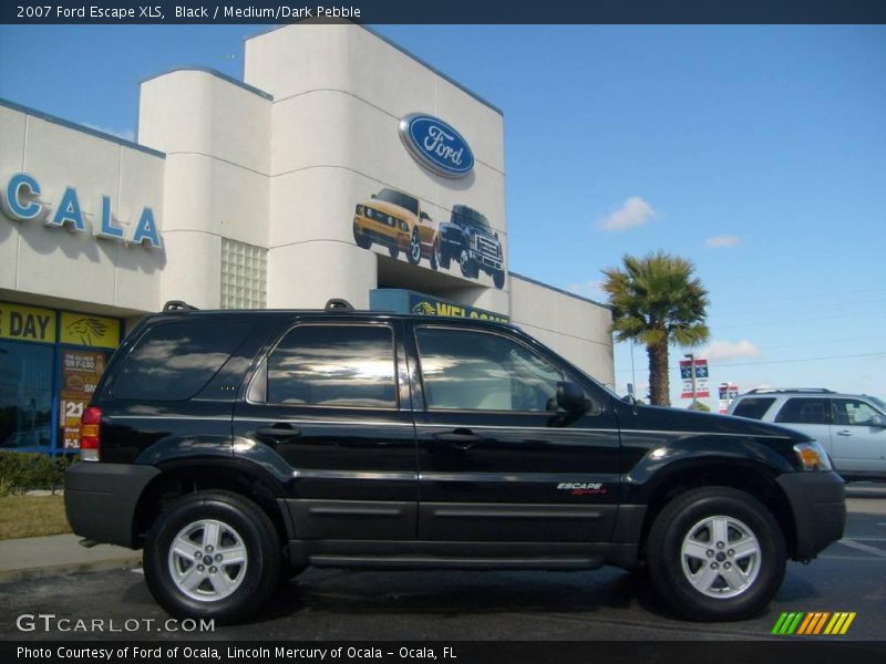 Black / Medium/Dark Pebble 2007 Ford Escape XLS