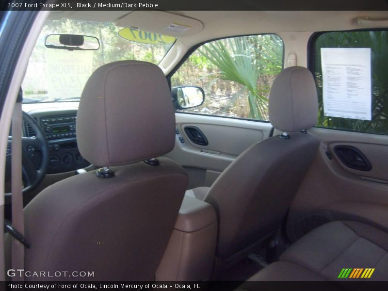 Black / Medium/Dark Pebble 2007 Ford Escape XLS