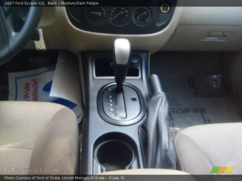 Black / Medium/Dark Pebble 2007 Ford Escape XLS