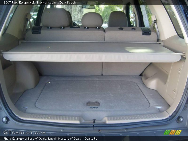 Black / Medium/Dark Pebble 2007 Ford Escape XLS