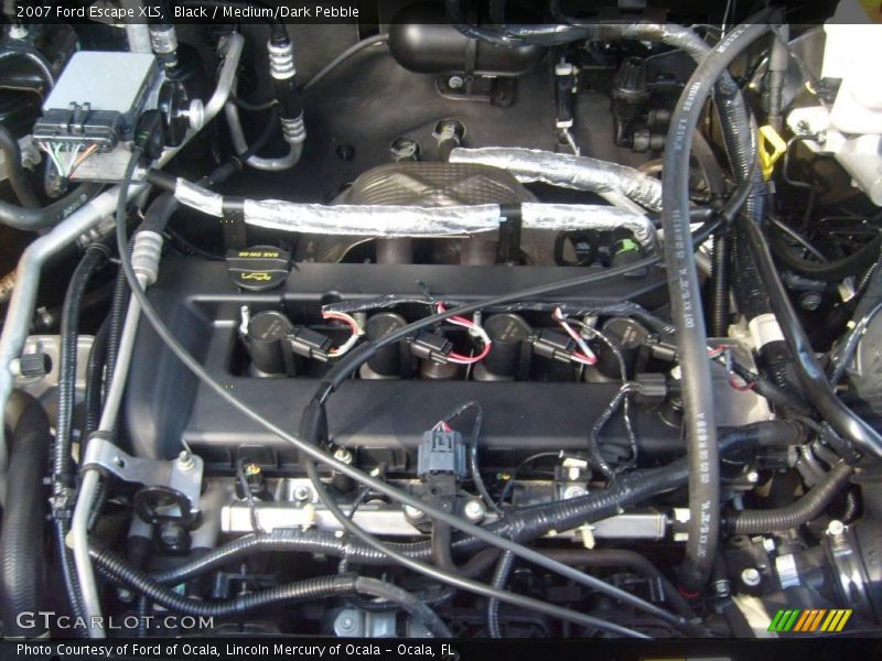 Black / Medium/Dark Pebble 2007 Ford Escape XLS