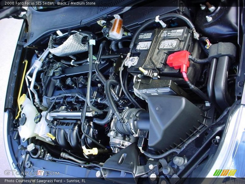 Black / Medium Stone 2008 Ford Focus SES Sedan