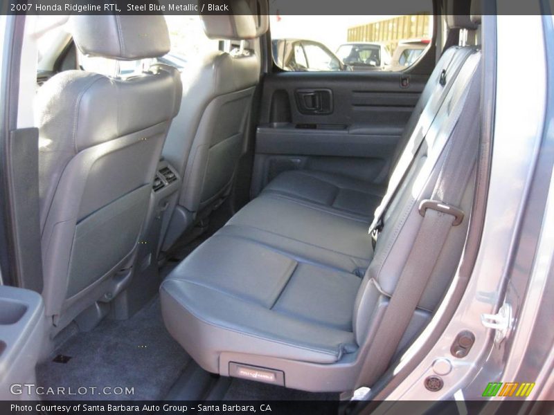 Steel Blue Metallic / Black 2007 Honda Ridgeline RTL