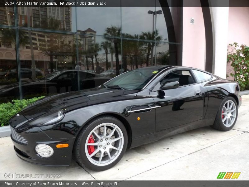 Jet Black / Obsidian Black 2004 Aston Martin Vanquish