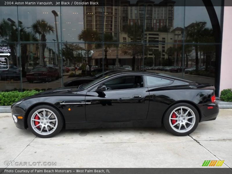 Jet Black / Obsidian Black 2004 Aston Martin Vanquish