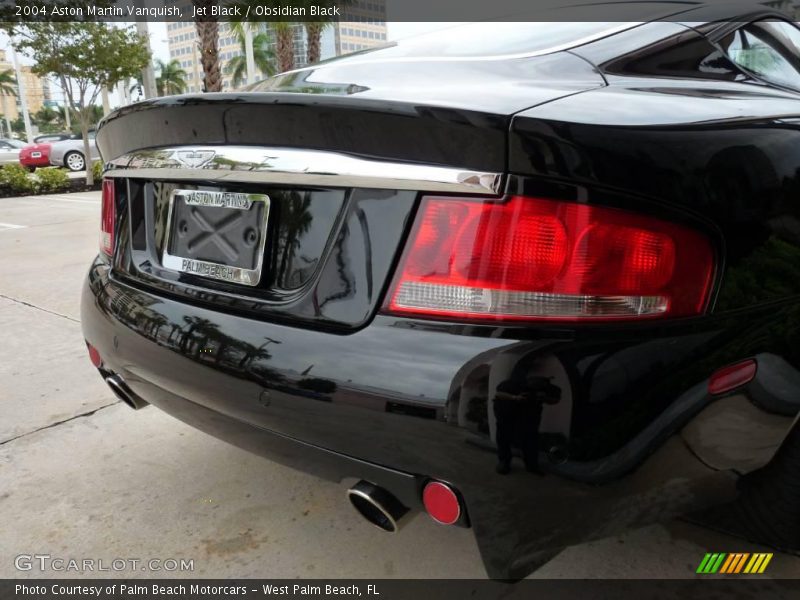 Jet Black / Obsidian Black 2004 Aston Martin Vanquish